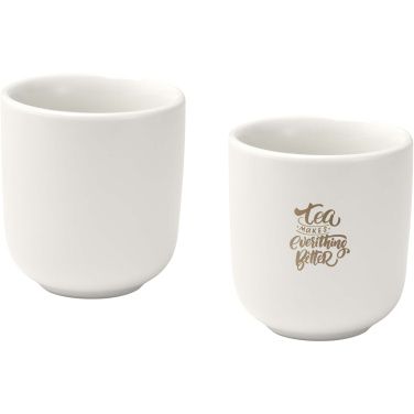 Logotrade business gifts photo of: Male 90 ml ceramic espresso cups - set of 2