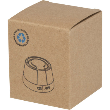 Logotrade business gift image of: Horna 3W recycled plastic magnetic wireless speaker