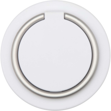 Logo trade business gift photo of: Albali recycled plastic magnetic phone holder with ring stand