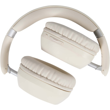 Logotrade promotional product picture of: Hoggar recycled plastic over-ear foldeable ANC and ENC headphones