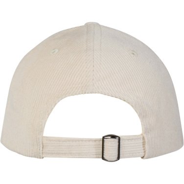 Logo trade business gift photo of: Hutton 6 panel recycled corduroy cap