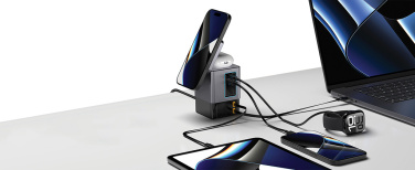 Logotrade promotional gifts photo of: Urban Vitamin Sacramento 105W GAN charger+retractable cables