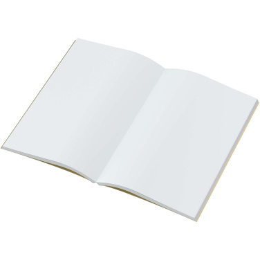 Logo trade promotional merchandise photo of: Novella Austen A5 metallic soft cover notebook - 100 sheets