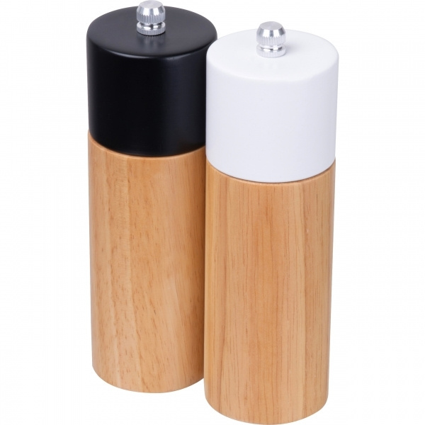 Logotrade promotional giveaway image of: Salt & pepper mill set DAKAR