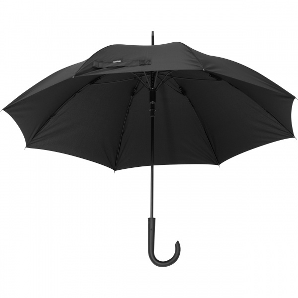 Logo trade corporate gifts image of: Automatic storm umbrella RPET ATHENS