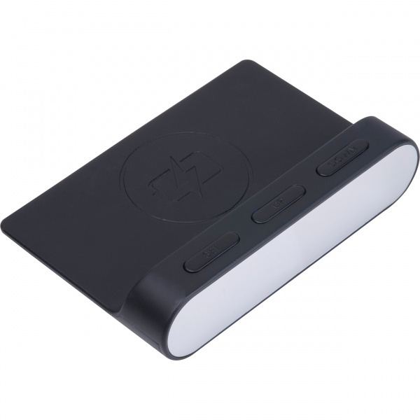 Logotrade advertising product image of: Alarm Clock and Wireless Charger ADELAIDE