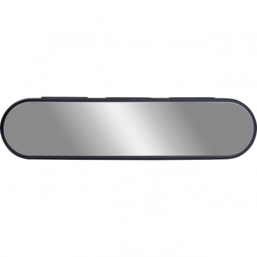 Logo trade promotional merchandise image of: Alarm Clock and Wireless Charger ADELAIDE