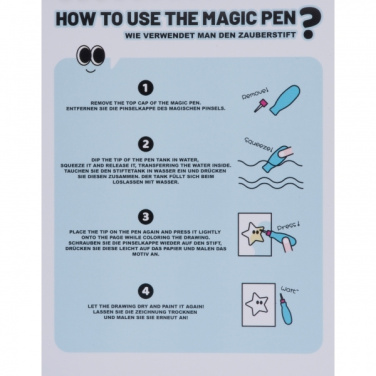 Logo trade promotional merchandise photo of: Watercoloring Book ANGERS