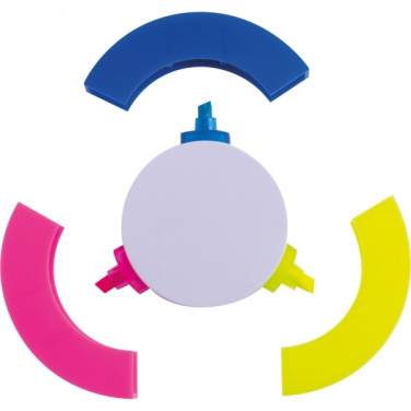 Logo trade business gifts image of: 3-in-1 Highlighter ANDORRA