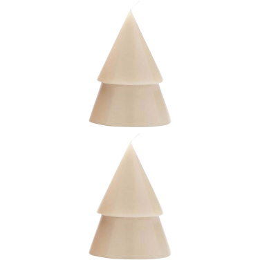 Logo trade advertising product photo of: Originalhome Xmas tree candle set of 2 - M
