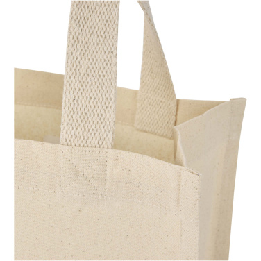 Logotrade promotional giveaway image of: Odessa 220 g/m² GRS recycled cotton mini gusset tote bag 9L