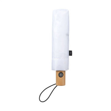 Logo trade promotional gifts picture of: Michigan foldable RCS RPET umbrella 21 inch