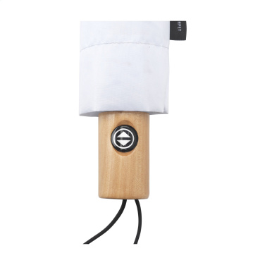 Logo trade promotional product photo of: Michigan foldable RCS RPET umbrella 21 inch