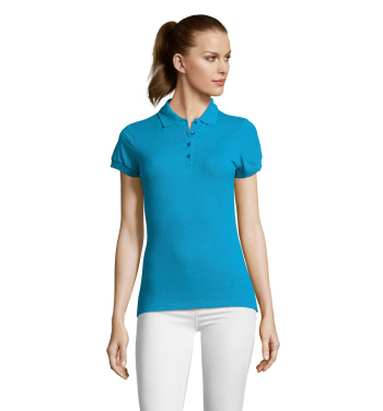 Logo trade promotional giveaways picture of: PASSION WOMEN POLO 170g