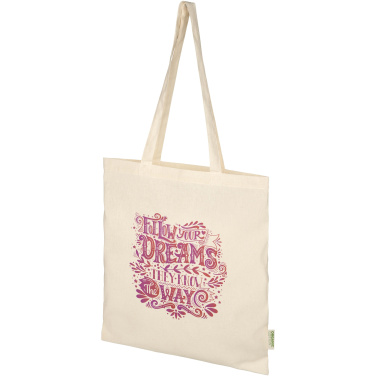 Logotrade promotional item image of: Odisha 100 g/m² OCS organic tote bag 7L