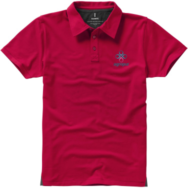 Logo trade business gift photo of: Markham short sleeve men's stretch polo