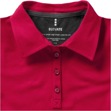 Logo trade promotional giveaways picture of: Markham short sleeve women's stretch polo