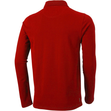 Logo trade promotional items image of: Oakville long sleeve men's polo