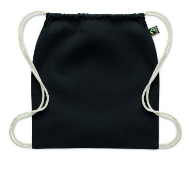 Logotrade advertising product image of: Drawstring bag Fairtrade 180gr