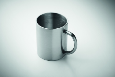 Logo trade business gifts image of: Recycled stainless steel mug