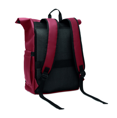 Logotrade promotional gift image of: Rolltop laptop rucksack 600D
