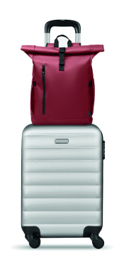 Logo trade advertising products picture of: Rolltop laptop rucksack 600D