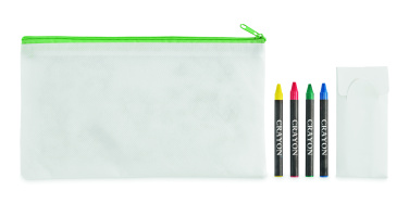 Logotrade promotional merchandise image of: Pencil case with 4 crayons