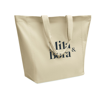 Logo trade promotional products image of: Cotton shopping bag