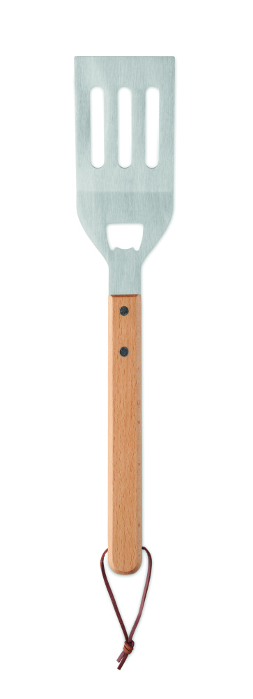 Logotrade promotional item picture of: BBQ spatula in beechwood