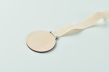 Logo trade promotional products picture of: Wooden medal