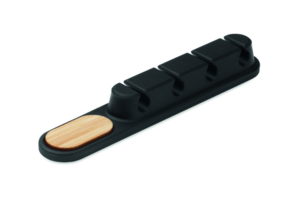 Logo trade promotional merchandise picture of: Silicone cable organiser