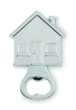 Logo trade promotional items image of: House shape bottle opener