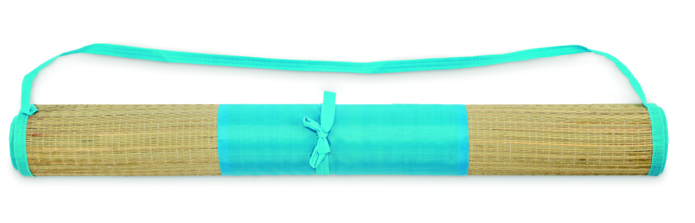 Logo trade promotional products image of: Natural straw beach mat