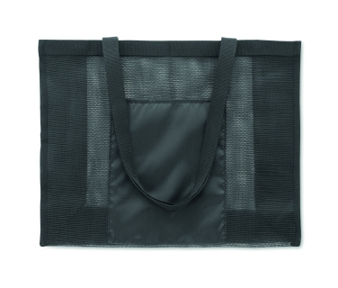 Logo trade promotional gift photo of: RPET mesh shopping bag