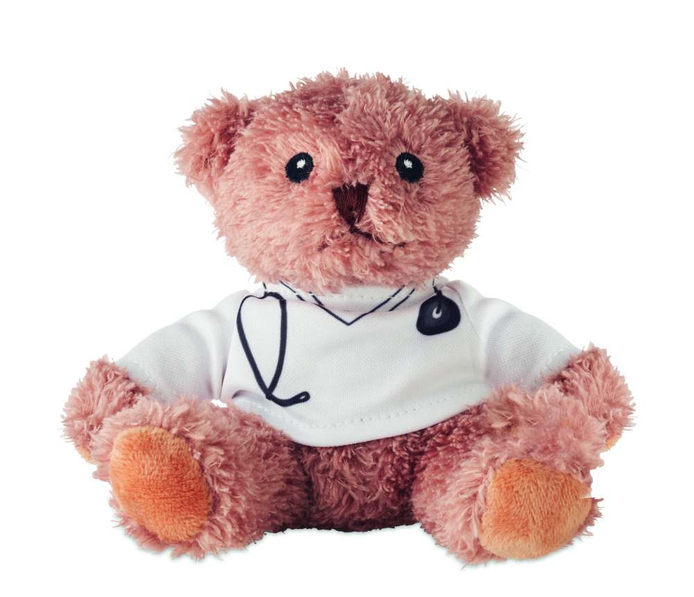 Logo trade promotional merchandise photo of: Teddy bear plush doctor