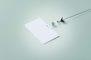 Logo trade promotional items picture of: Lanyard badge 54 x 86mm