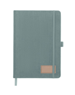 Logo trade promotional giveaway photo of: A5 notebook hard RPET cover