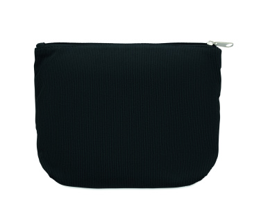 Logo trade business gift photo of: Corduroy cosmetic bag