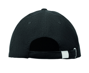 Logo trade promotional items image of: Corduroy 5 panel baseball cap