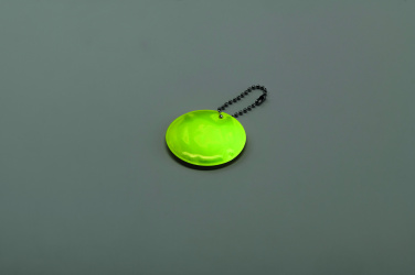 Logo trade advertising product photo of: Round reflective keyring