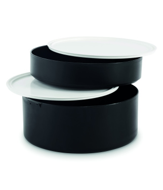 Logo trade advertising products image of: PP two-tier lunch box 950 ml