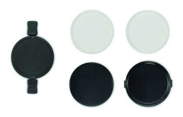 Logo trade promotional gifts image of: PP two-tier lunch box 950 ml