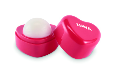 Logotrade promotional merchandise picture of: Heart shape vegan lip balm