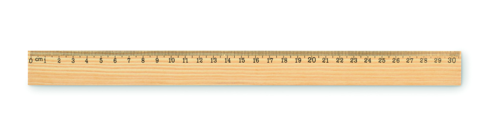 Logotrade promotional giveaways photo of: Wooden ruler 30cm