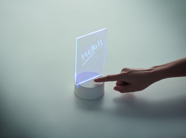Logotrade promotional giveaway image of: Light-up LED memo board