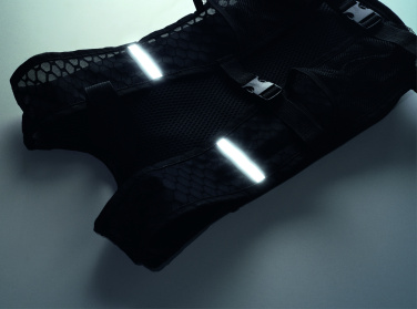 Logo trade promotional giveaways image of: Sports backpack 420D PU