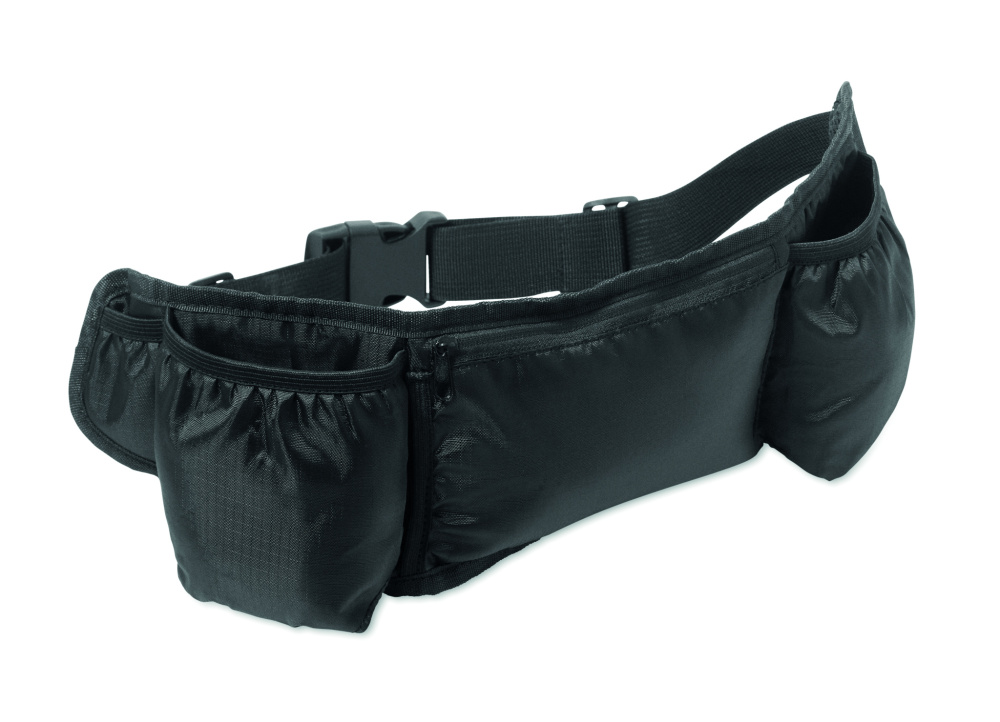 Logo trade corporate gift photo of: Sports waist bag 420D RPET