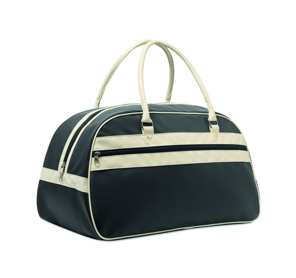 Logo trade corporate gifts image of: PU sports bag