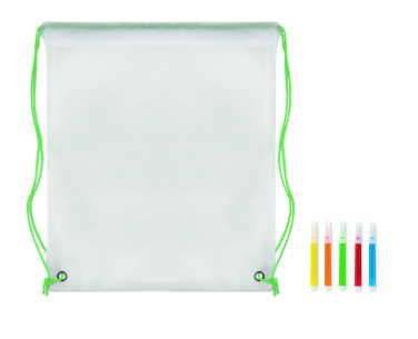Logotrade promotional item picture of: Non woven kids bag with pens