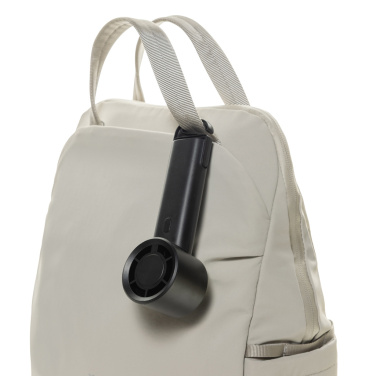 Logo trade promotional items image of: Twist RCS recycled plastic re-chargeable portable fan